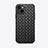 Custodia Silicone Morbida In Pelle Cover S02 per Apple iPhone 15 Nero