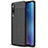 Custodia Silicone Morbida In Pelle Cover S02 per Xiaomi Mi 9 Lite Nero