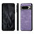 Custodia Silicone Morbida In Pelle Cover S02D per Google Pixel 8 Pro 5G Viola