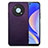 Custodia Silicone Morbida In Pelle Cover S02D per Huawei Enjoy 50 Pro Viola