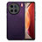 Custodia Silicone Morbida In Pelle Cover S02D per Vivo X90 Pro 5G Viola