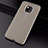 Custodia Silicone Morbida In Pelle Cover S03 per Huawei Mate 20 Pro Oro