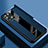 Custodia Silicone Morbida In Pelle Cover S03 per Oppo Find X3 Pro 5G Blu
