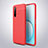 Custodia Silicone Morbida In Pelle Cover S03 per Realme X50 5G Rosso