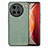 Custodia Silicone Morbida In Pelle Cover S03D per Vivo X90 Pro 5G Verde