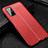 Custodia Silicone Morbida In Pelle Cover S04 per Huawei Honor 30S Rosso