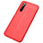 Custodia Silicone Morbida In Pelle Cover S04 per Realme X50 5G Rosso