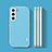 Custodia Silicone Morbida In Pelle Cover S04 per Samsung Galaxy S21 FE 5G