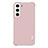 Custodia Silicone Morbida In Pelle Cover S05 per Samsung Galaxy S21 5G Rosa