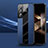 Custodia Silicone Morbida In Pelle Cover S07 per Samsung Galaxy S24 5G Blu