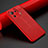 Custodia Silicone Morbida In Pelle Cover S07 per Xiaomi Mi 11 Pro 5G Rosso