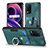 Custodia Silicone Morbida In Pelle Cover SD1 per Realme 8 5G