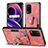 Custodia Silicone Morbida In Pelle Cover SD1 per Realme Q3 5G