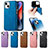 Custodia Silicone Morbida In Pelle Cover SD13 per Apple iPhone 14