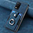 Custodia Silicone Morbida In Pelle Cover SD2 per Realme 8 5G Blu
