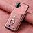 Custodia Silicone Morbida In Pelle Cover SD2 per Samsung Galaxy A04E Rosa