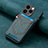 Custodia Silicone Morbida In Pelle Cover SD3 per Apple iPhone 13 Pro Max Verde
