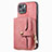 Custodia Silicone Morbida In Pelle Cover SD3 per Apple iPhone 15