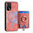 Custodia Silicone Morbida In Pelle Cover SD3 per Oppo A54s Rosa