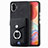 Custodia Silicone Morbida In Pelle Cover SD3 per Samsung Galaxy A04 4G Nero