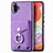 Custodia Silicone Morbida In Pelle Cover SD3 per Samsung Galaxy A04 4G Viola
