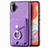 Custodia Silicone Morbida In Pelle Cover SD3 per Samsung Galaxy A04E Viola