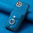 Custodia Silicone Morbida In Pelle Cover SD3 per Samsung Galaxy A22s 5G Blu