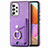 Custodia Silicone Morbida In Pelle Cover SD3 per Samsung Galaxy A32 4G Viola