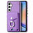 Custodia Silicone Morbida In Pelle Cover SD3 per Samsung Galaxy A34 5G Lavanda