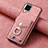 Custodia Silicone Morbida In Pelle Cover SD3 per Samsung Galaxy M12 Rosa