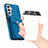 Custodia Silicone Morbida In Pelle Cover SD3 per Samsung Galaxy M44 5G