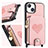 Custodia Silicone Morbida In Pelle Cover SD4 per Apple iPhone 14