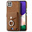 Custodia Silicone Morbida In Pelle Cover SD4 per Samsung Galaxy A22 5G
