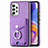Custodia Silicone Morbida In Pelle Cover SD4 per Samsung Galaxy A23 4G Viola