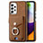 Custodia Silicone Morbida In Pelle Cover SD4 per Samsung Galaxy A52 5G