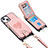 Custodia Silicone Morbida In Pelle Cover SD5 per Apple iPhone 13