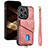 Custodia Silicone Morbida In Pelle Cover SD5 per Apple iPhone 13 Pro