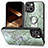 Custodia Silicone Morbida In Pelle Cover SD6 per Apple iPhone 13