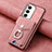 Custodia Silicone Morbida In Pelle Cover SD6 per Samsung Galaxy S22 Plus 5G Rosa