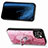 Custodia Silicone Morbida In Pelle Cover SD7 per Apple iPhone 13