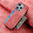 Custodia Silicone Morbida In Pelle Cover SD8 per Apple iPhone 13 Pro Max