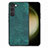 Custodia Silicone Morbida In Pelle Cover SD8 per Samsung Galaxy S23 Plus 5G Verde