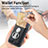 Custodia Silicone Morbida In Pelle Cover SD9 per Apple iPhone 15 Pro Max