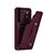 Custodia Silicone Morbida In Pelle Cover SY1 per Samsung Galaxy S24 5G Rosso