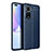 Custodia Silicone Morbida In Pelle Cover WL1 per Huawei Nova 9 Pro Blu