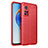 Custodia Silicone Morbida In Pelle Cover WL1 per Xiaomi Mi 10T 5G Rosso