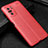 Custodia Silicone Morbida In Pelle Cover WL1 per Xiaomi Poco F3 5G Rosso