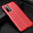 Custodia Silicone Morbida In Pelle Cover WL1 per Xiaomi Redmi 9 Power Rosso