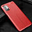Custodia Silicone Morbida In Pelle Cover WL1 per Xiaomi Redmi Note 10 5G Rosso