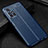 Custodia Silicone Morbida In Pelle Cover WL1 per Xiaomi Redmi Note 11 5G Blu